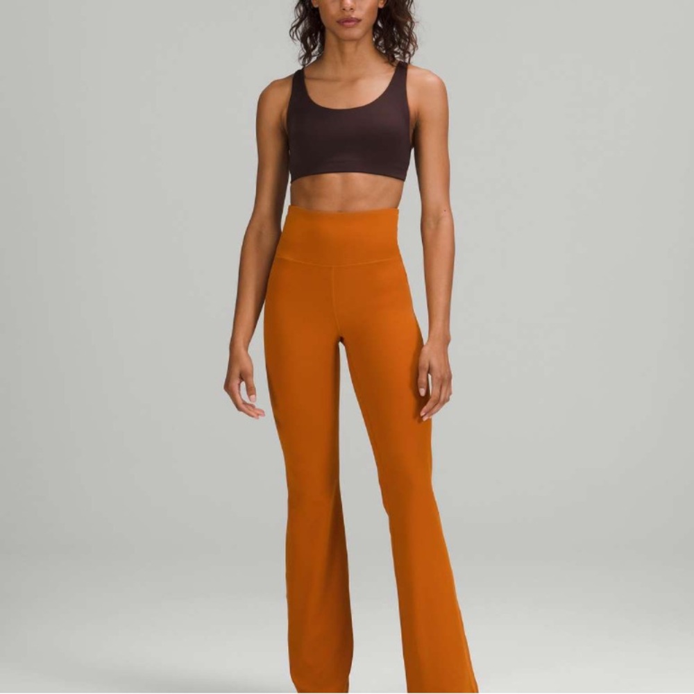 lululemon Super-High-Rise Groove Flared Pants - Roasted Orange